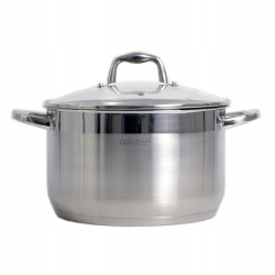 GARNEK GRUBE DNO POKRYWKA 4,5L 22 CM STALOWY INDUKCJA GAZ