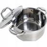 GARNEK GRUBE DNO POKRYWKA 4,5L 22 CM STALOWY INDUKCJA GAZ