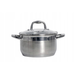 GARNEK GRUBE DNO POKRYWKA 4,5L 22 CM STALOWY INDUKCJA GAZ