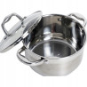 GARNEK GRUBE DNO POKRYWKA 4,5L 22 CM STALOWY INDUKCJA GAZ