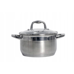 GARNEK GRUBE DNO POKRYWKA 4,5L 22 CM STALOWY INDUKCJA GAZ