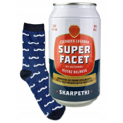 Skarpetki w puszcze prezent dla faceta SUPER FACET dla niego na urodziny