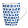 Kubek w kwiaty porcelanowy do kawy herbaty Altom Design Arabeska 320 ml