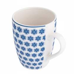 Kubek w kwiaty porcelanowy do kawy herbaty Altom Design Arabeska 320 ml