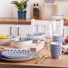 Kubek w kwiaty porcelanowy do kawy herbaty Altom Design Arabeska 320 ml