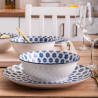 Miska na zupę 0,7l sałatki salaterka porcelanowa Altom Design Arabeska 17cm