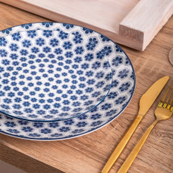 Talerz obiadowy płytki porcelanowy Altom Design Arabeska 26 cm