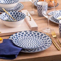 Talerz obiadowy płytki porcelanowy Altom Design Arabeska 26 cm