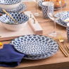 Talerz obiadowy płytki porcelanowy Altom Design Arabeska 26 cm