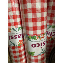 Cerata w Rolce Kratka Czerwona krata 140 cm x 20 m cała Rolka