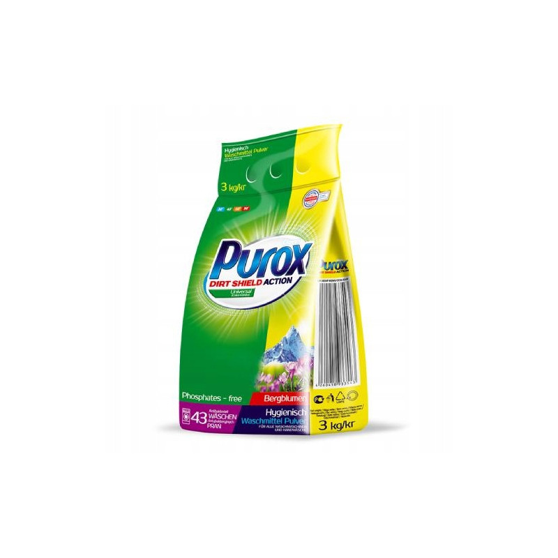 Proszek do prania 3kg PUROX UNIWERSALNY