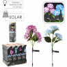 LAMPA SOLARNA 68CM HORTENSJA LED ZIMNY BIALY MIX KOLORÓW 1szt