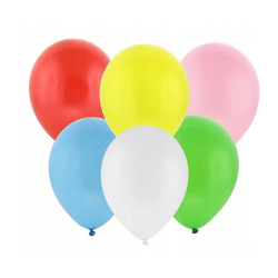 BALONY LATEKSOWE 9 cali 23 cm - PASTELOWE KOLOROWE - 50 sztuk GODAN