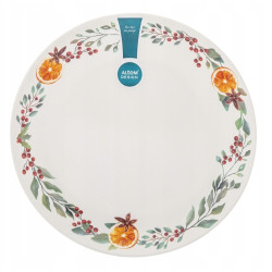TALERZ DESEROWY WINTER TEA 20cm świąteczny zimowy talerzyk