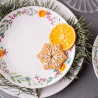 TALERZ DESEROWY WINTER TEA 20cm świąteczny zimowy talerzyk