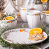 TALERZ DESEROWY WINTER TEA 20cm świąteczny zimowy talerzyk