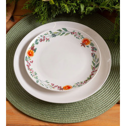 TALERZ DESEROWY WINTER TEA 20cm świąteczny zimowy talerzyk