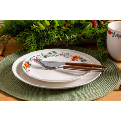TALERZ DESEROWY WINTER TEA 20cm świąteczny zimowy talerzyk