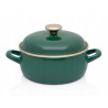 Garnek emaliowany Metalac 20 cm niski 2,9l DARK GREEN