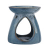 KOMINEK ZAPACHOWY PORCELANOWY 9.5X9.5X10.5 CM NIEBIESKI