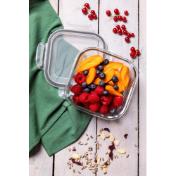 LunchBox Pojemnik szklany na żywność z pokrywą Altom Design Fresh 0,75 l