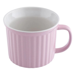 Kubek na zupę ceramiczny duży kubek do kawy Altom Design Fusion Pink 650 ml