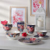 Filiżanka do kawy herbaty ze spodkiem porcelanowa Altom Design Róża 220 ml