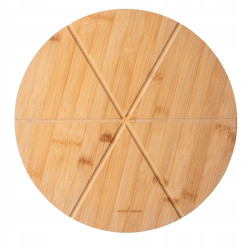 Drewniana deska do pizzy krojenia bambusowa Altom Design okrągła 33 cm