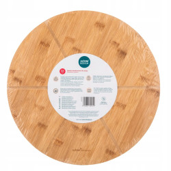 Drewniana deska do pizzy krojenia bambusowa Altom Design okrągła 33 cm