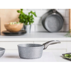 Rondel z powłoką nieprzywierającą Valdinox Rock 1,1 l 16 cm indukcja i gaz