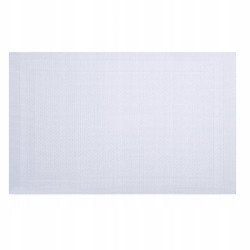 Mata stołowa Velvet PVC/PS 45 x 30 cm biała AMBITION