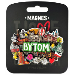 Magnes Bytom kolorowe miasto na lodówkę prezent pamiątka