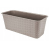 DONICZKA BALKONOWA RATTAN 40cm karmel
