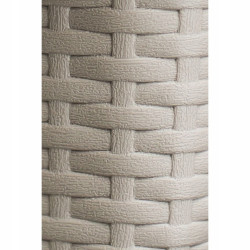 SKRZYNKA BALKONOWA DONICZKA RATTAN 60cm karmel