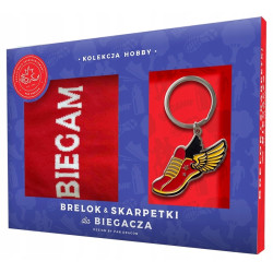 KOMPLET SKARPETKI + BRELOK BIEGANIE DLA BIEGACZA