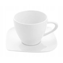 Komplet filiżanek do kawy ze spodkami 300 ml 12 el. 6 osób Florina Moss
