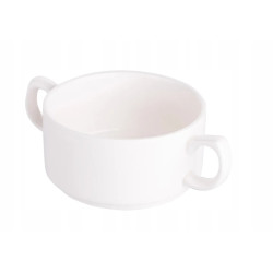 Bulionówki porcelanowe z uszkami Altom Regular 280 ml Zestaw 12 szt do zupy