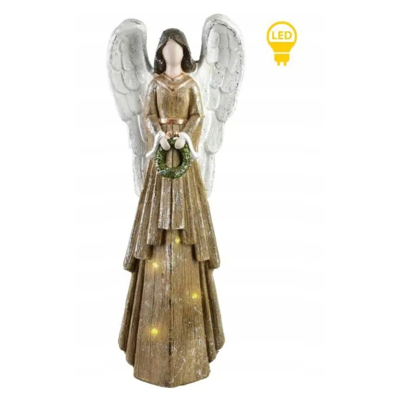 Duży anioł ANGEL Figurka LED 23x13x63cm