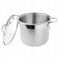 ARDEN Garnek wysoki z pokrywką 26 cm / 11 l / stal nierdzewna