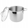 ARDEN Garnek wysoki z pokrywką 26 cm / 11 l / stal nierdzewna