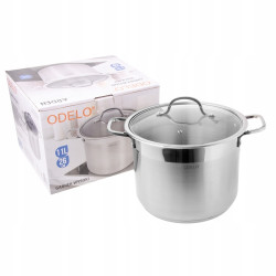 ARDEN Garnek wysoki z pokrywką 26 cm / 11 l / stal nierdzewna