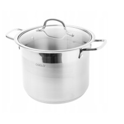ARDEN Garnek wysoki z pokrywką 24 cm / 9 l / stal nierdzewna