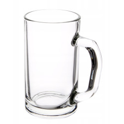Ciężki Kufel do piwa szklany pokal szklanka 490 ml