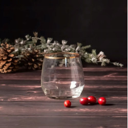 Szklanki do whisky drinków soku Altom Design Rubin Gold 370 ml 6 sztuk