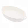 Naczynie do zapiekania porcelanowe Regular kremowe owalne 38,5 cm