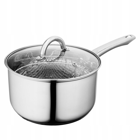 Rondel garnek do frytek pączków z sitkiem Altom Design Fabio 4,5 l 22 cm