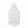 Lampion latarnia latarenka ozdobna ażurowa Altom Design metalowa biała