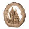 ŚWIĘTA RODZINA SZOPKA PIĘKNA FIGURA DEKORACYJNA 20x18x5,5