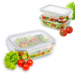 LunchBox Pojemnik szklany na żywność z pokrywą Altom Design Fresh 0,65 l