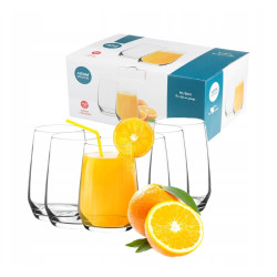 Duże szklanki do napojów Rubin 450 ml (komplet 6 sztuk)